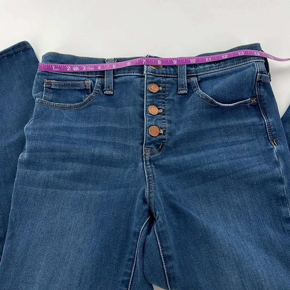 Madewell women’s Jeans stretch 10” high rise skinny staple chic normcore‎